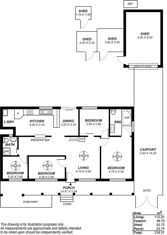 Floorplan of Homely house listing, 33 Drink Water Crescent, Nuriootpa SA 5355