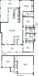 Floorplan of Homely house listing, 48 Wyangan Valley Way, Mudgeeraba QLD 4213