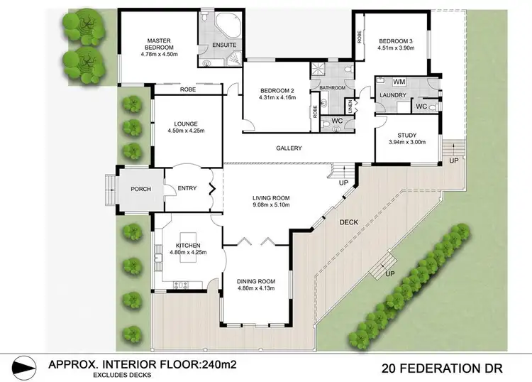 Floorplan of Homely house listing, 20 Federation Drive, Eltham NSW 2480