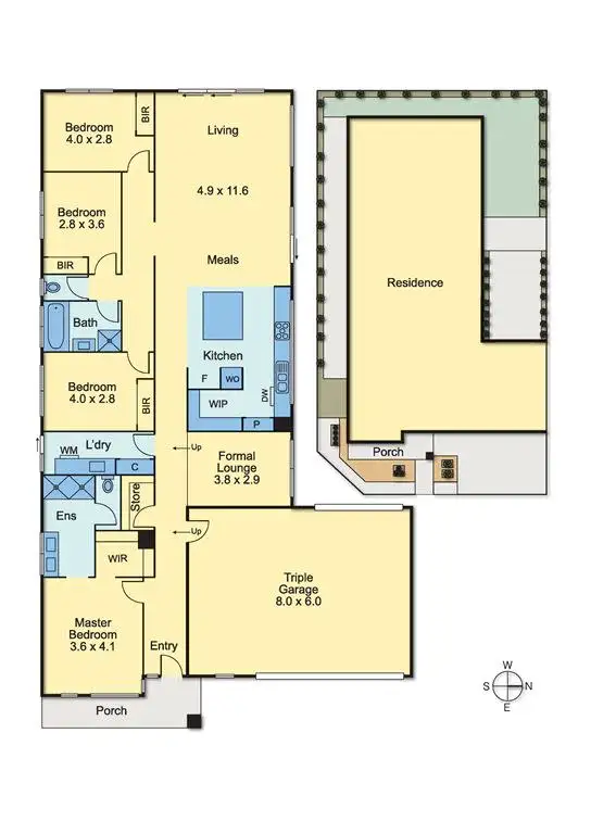 Floorplan of Homely house listing, 59 Goulburn Street, Mernda VIC 3754