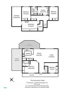 Floorplan of Homely house listing, 6 Corinna Road, Lindisfarne TAS 7015