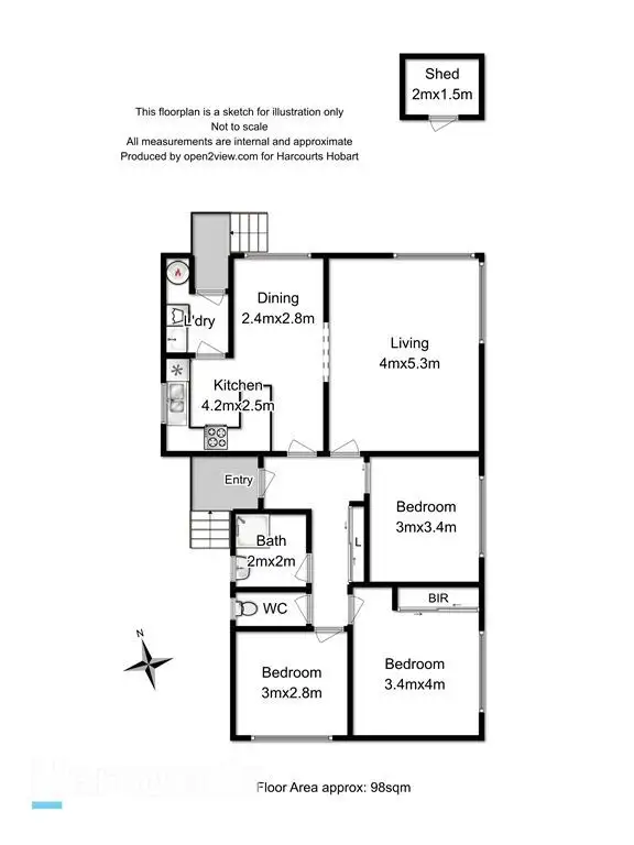 Floorplan of Homely house listing, 12 Mockridge Road, Clarendon Vale TAS 7019