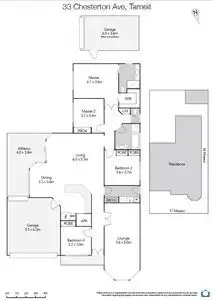 Floorplan of Homely house listing, 33 Chesterton Avenue, Tarneit VIC 3029