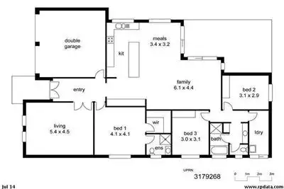 Floorplan of Homely house listing, - Rosella Circuit, Hewett SA 5118