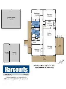 Floorplan of Homely house listing, 122 Bennetts Road, Mountain River TAS 7109