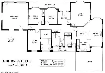 Floorplan of Homely house listing, 6 Horne Street, Longford TAS 7301
