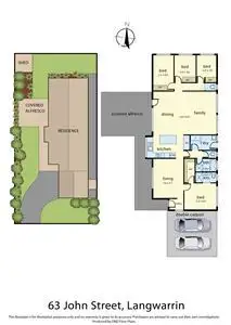 Floorplan of Homely house listing, 63 John Street, Langwarrin VIC 3910
