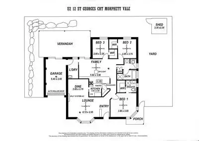 Floorplan of Homely house listing, 2/12 St Georges Court, Morphett Vale SA 5162
