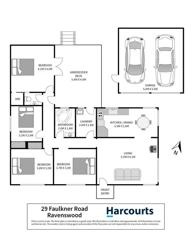Floorplan of Homely house listing, 29 Faulkner Road, Ravenswood TAS 7250