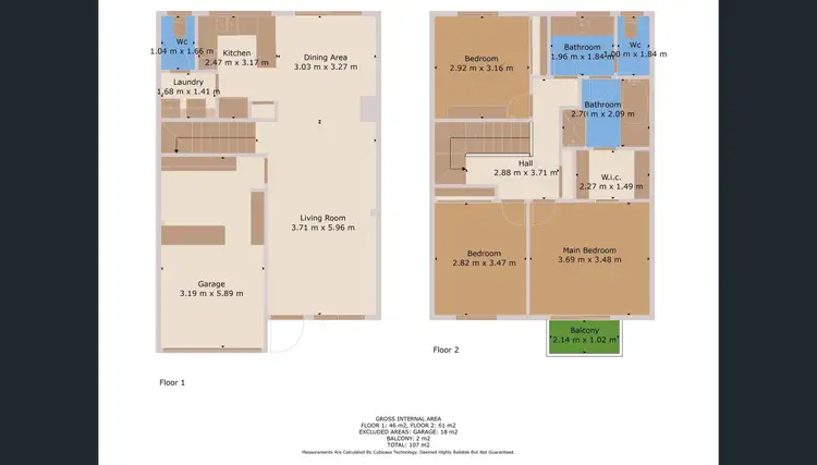 Floorplan of Homely townhouse listing, 48/16 Arcadia Street, Eight Mile Plains QLD 4113