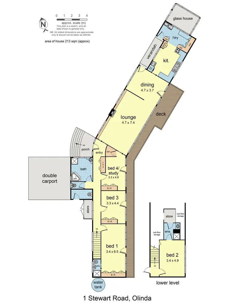 Floorplan of Homely house listing, 1 Stewart Road, Olinda VIC 3788