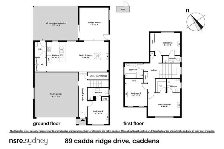 Floorplan of Homely house listing, 89 Cadda Ridge Drive, Caddens NSW 2747