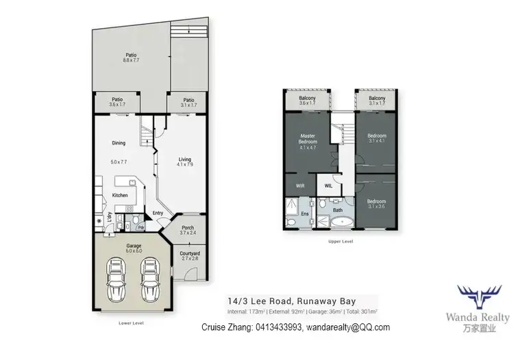 Floorplan of Homely townhouse listing, 14/3 Lee Road, Runaway Bay QLD 4216