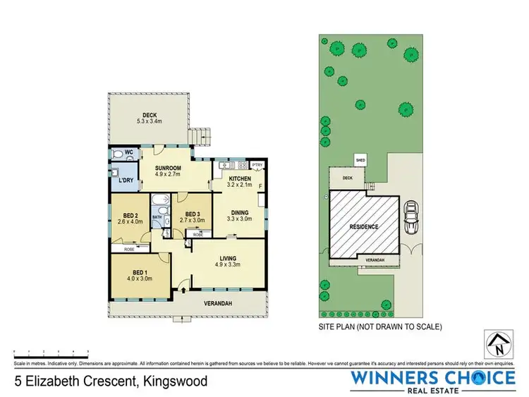 Floorplan of Homely house listing, 5 Elizabeth Crescent, Kingswood NSW 2747