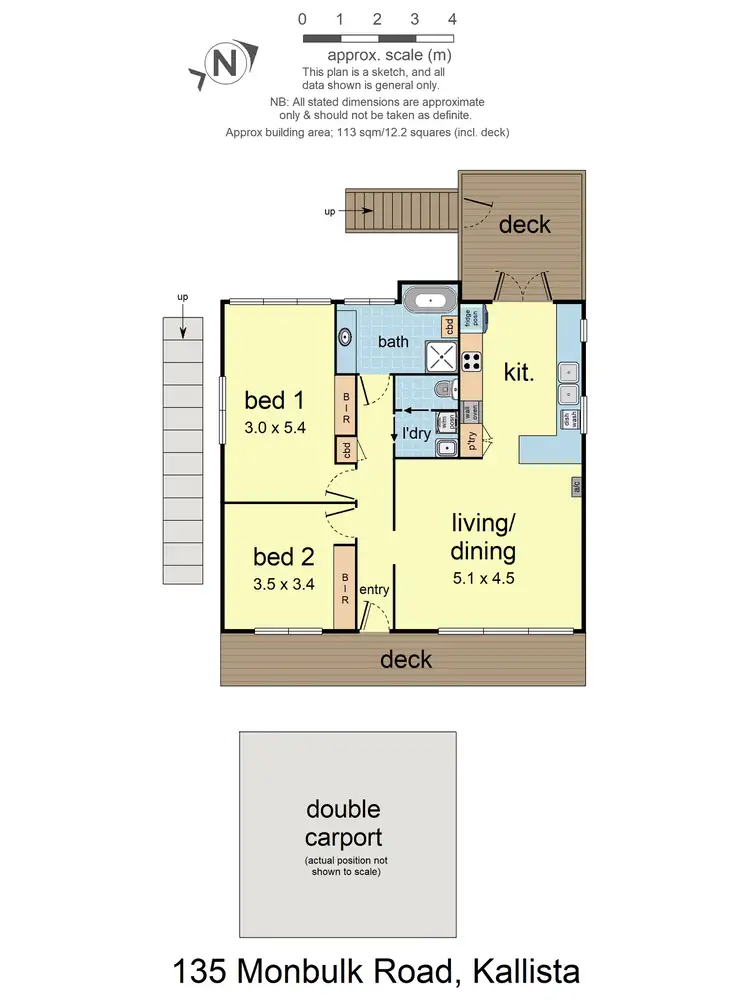 Floorplan of Homely house listing, 135 Monbulk Road, Kallista VIC 3791
