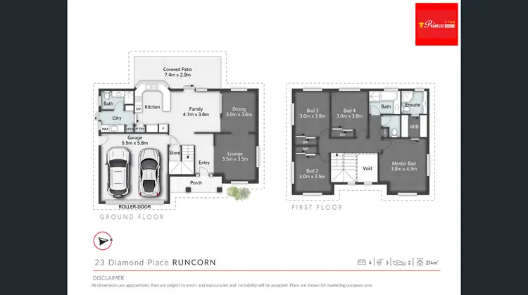 Floorplan of Homely house listing, 23 Diamond Place, Runcorn QLD 4113