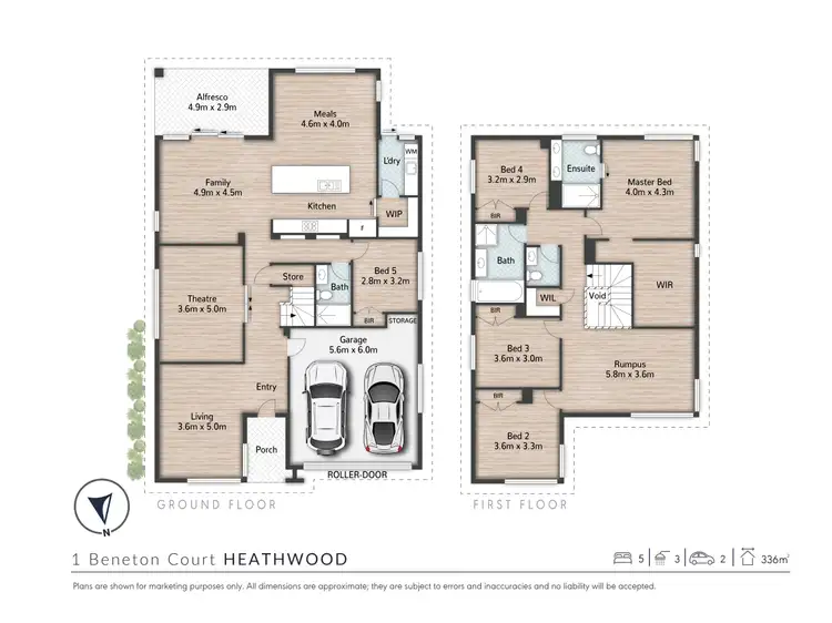 Floorplan of Homely house listing, 1 Beneton Court, Heathwood QLD 4110