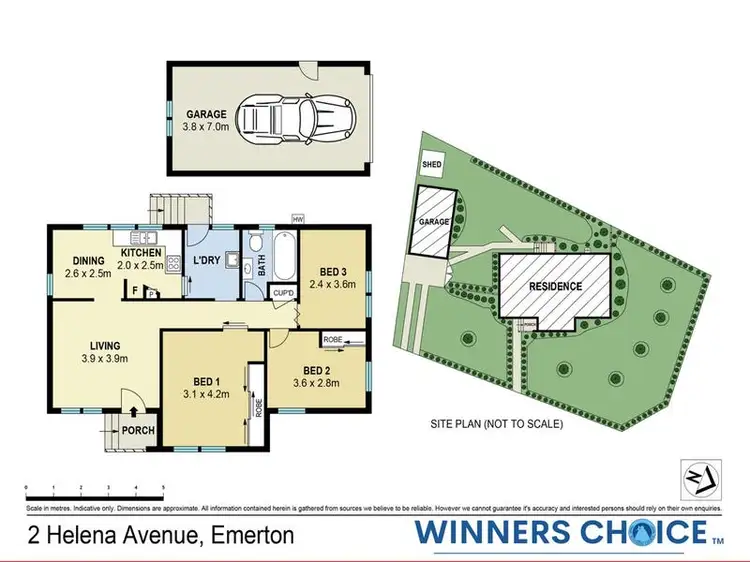 Floorplan of Homely house listing, 2 Helena Avenue, Emerton NSW 2770
