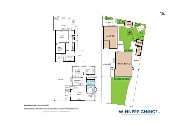Floorplan of Homely house listing, 40 Weber Crescent, Emerton NSW 2770