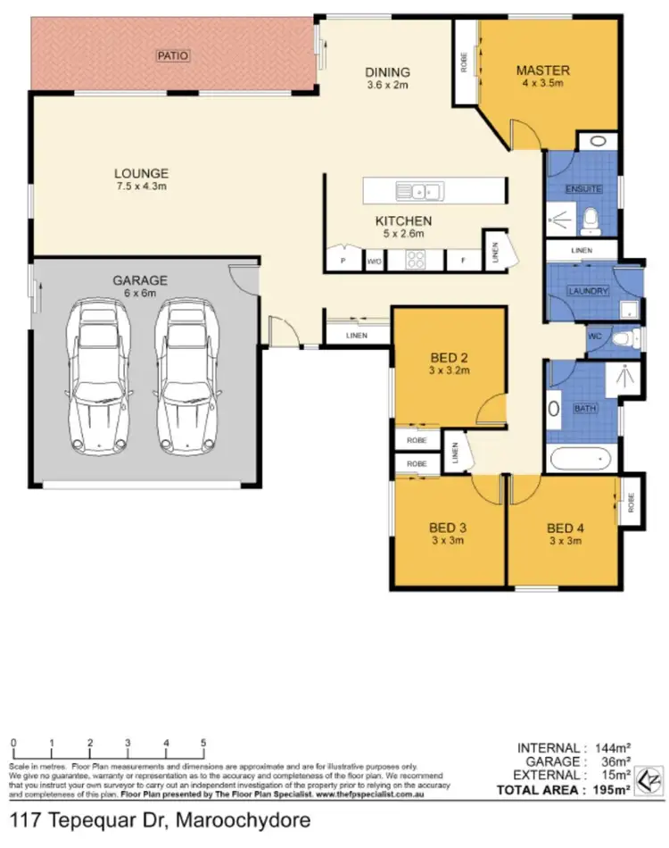 Floorplan of Homely house listing, 117 Tepequar Drive, Maroochydore QLD 4558