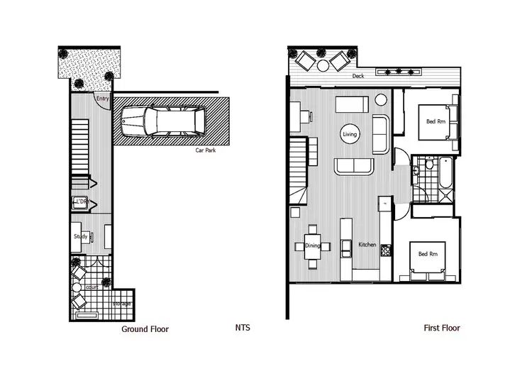 Floorplan of Homely townhouse listing, 4/648 Glenhuntly Road, Caulfield South VIC 3162
