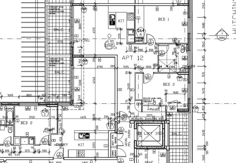 Floorplan of Homely apartment listing, 12B/19 Hutchinson street, St Peters NSW 2044