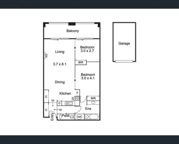 Floorplan of Homely apartment listing, Address available on request