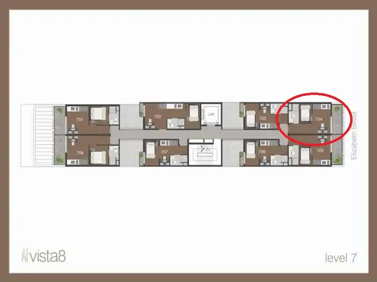 Floorplan of Homely apartment listing, 704 591, Melbourne VIC 3000