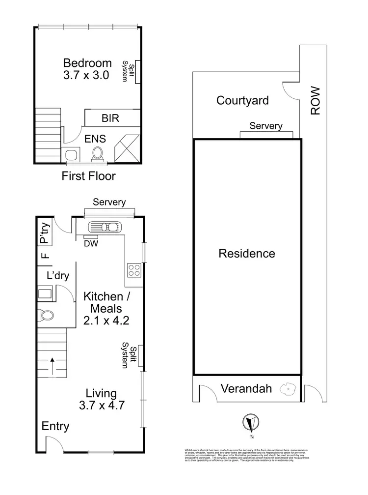Floorplan of Homely house listing, 16 Tait Street, Fitzroy North VIC 3068