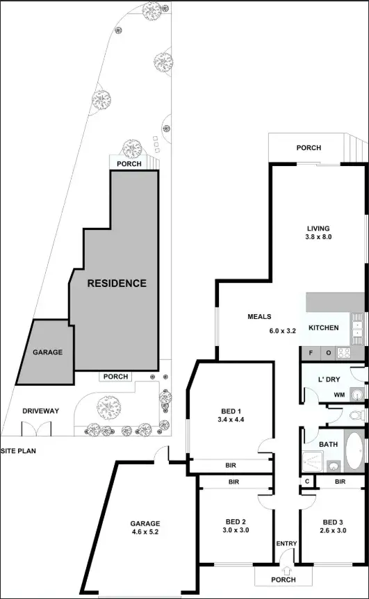 Floorplan of Homely house listing, 34 Goulburn Avenue, Reservoir VIC 3073