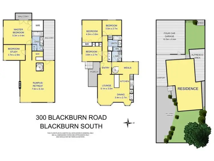 Floorplan of Homely house listing, 300 Blackburn Road, Blackburn South VIC 3130