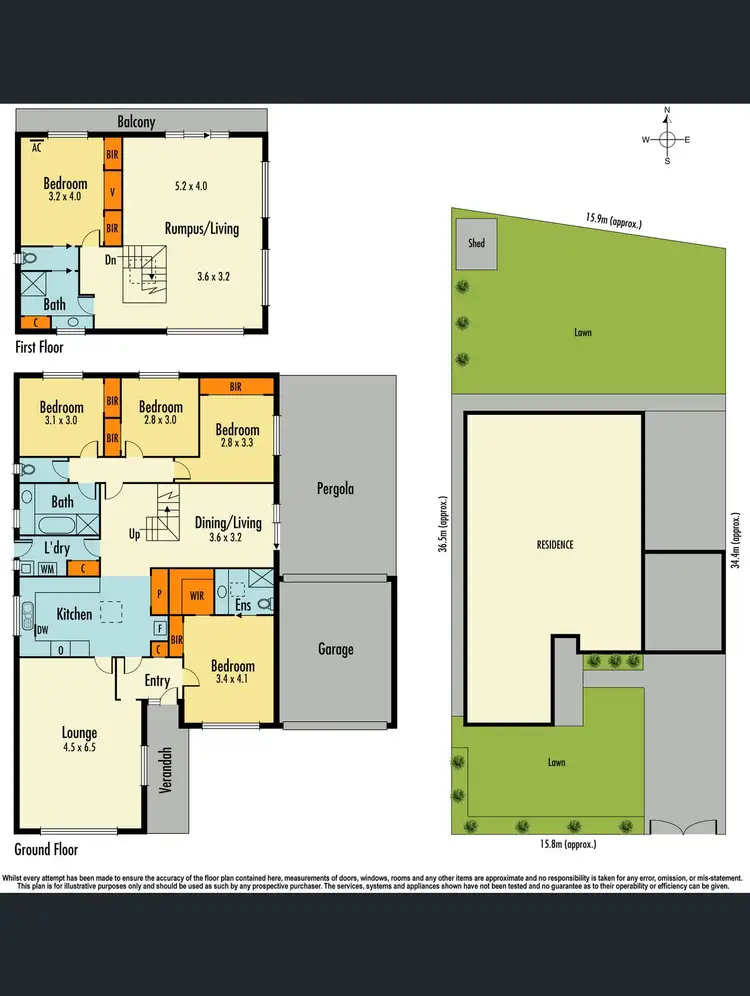 Floorplan of Homely house listing, 3 Turner Court, Dandenong VIC 3175