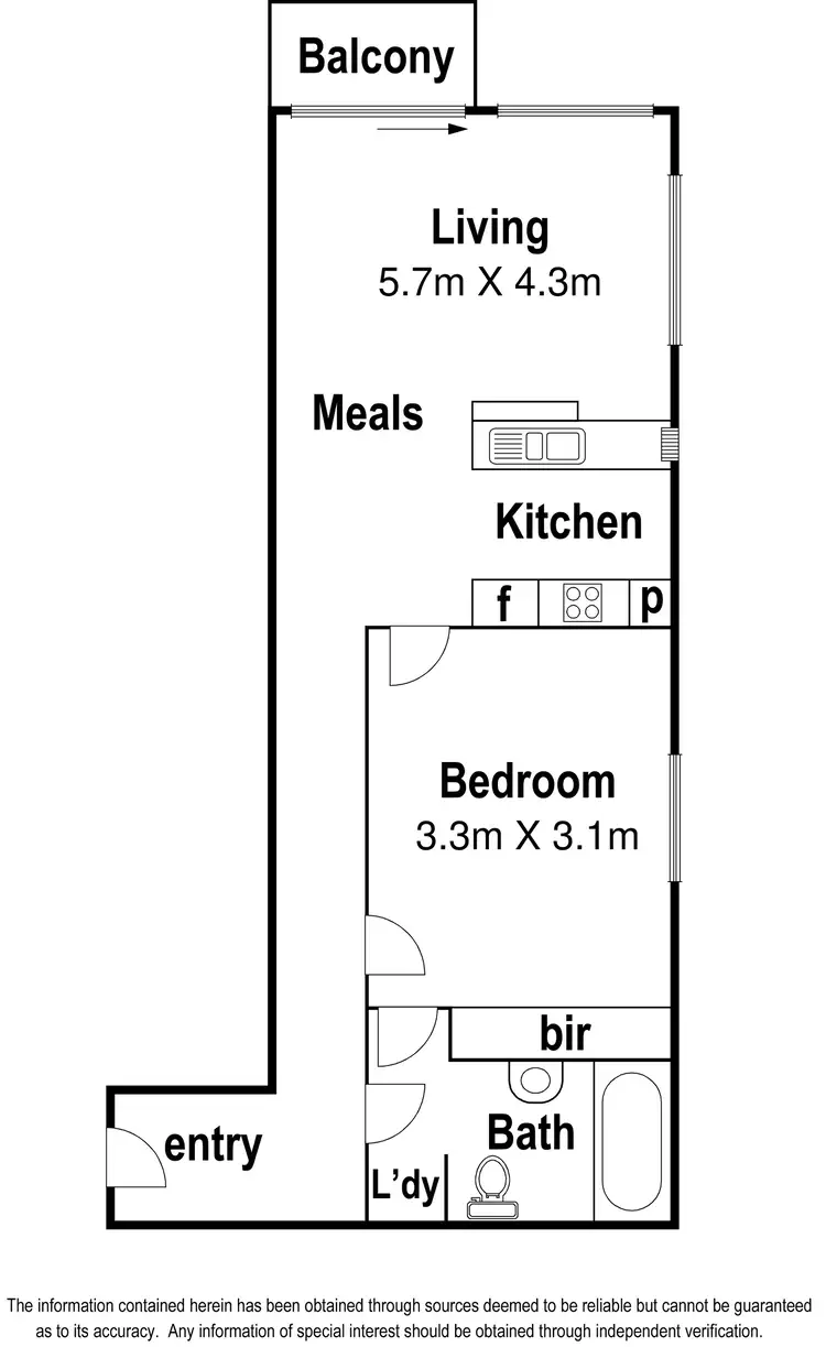 Floorplan of Homely apartment listing, 807/11-17 Cohen Place, Melbourne VIC 3000