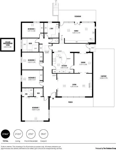 Floorplan of Homely house listing, 10 Rentoul Avenue, Netherby SA 5062