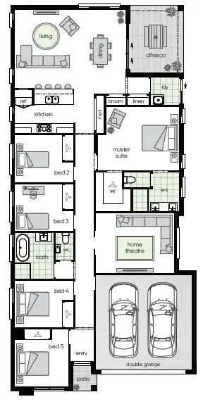 Floorplan of Homely house listing, 605 Oak Flat Avenue, Cobbitty NSW 2570