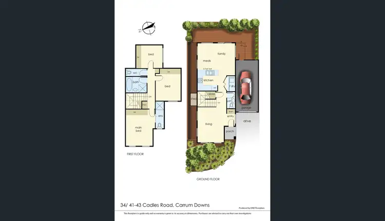 Floorplan of Homely house listing, 34/41-43 Cadles Rd, Carrum Downs VIC 3201
