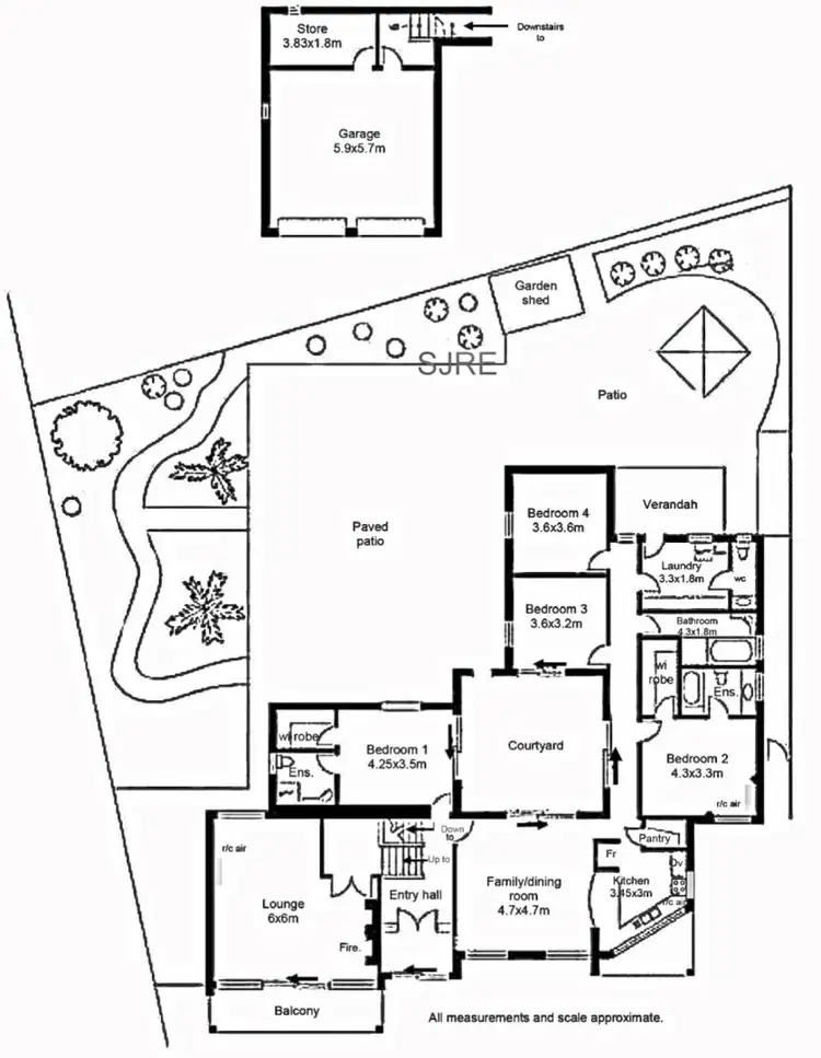 Floorplan of Homely house listing, 8 Vendale Drive, Flagstaff Hill SA 5159