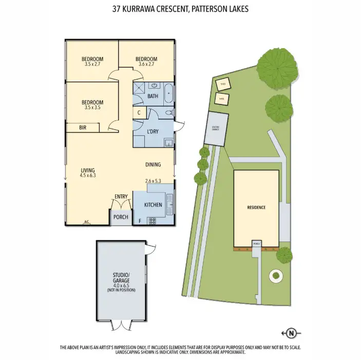 Floorplan of Homely house listing, 37 Kurrawa Crescent, Patterson Lakes VIC 3197