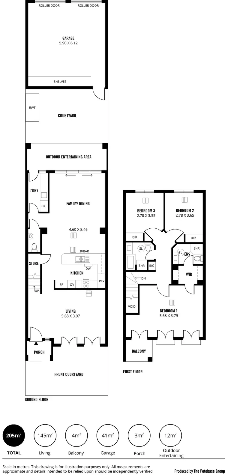 Floorplan of Homely townhouse listing, 11 Cook Street, Underdale SA 5032