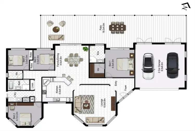 Floorplan of Homely house listing, 148 Connection Road, Glenview QLD 4553