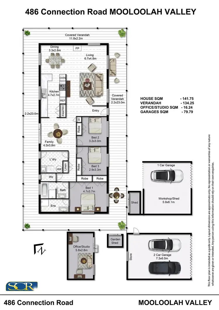 Floorplan of Homely house listing, 486 Connection Road, Mooloolah valley QLD 4553
