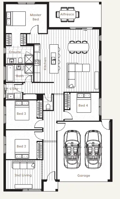 Floorplan of Homely house listing, LOT 126 Baron Road, Melton VIC 3337