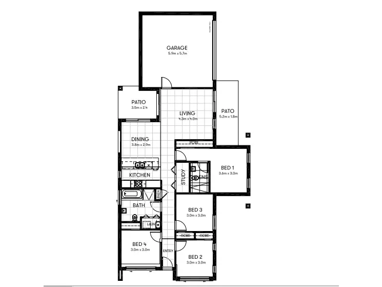 Floorplan of Homely house listing, Address available on request