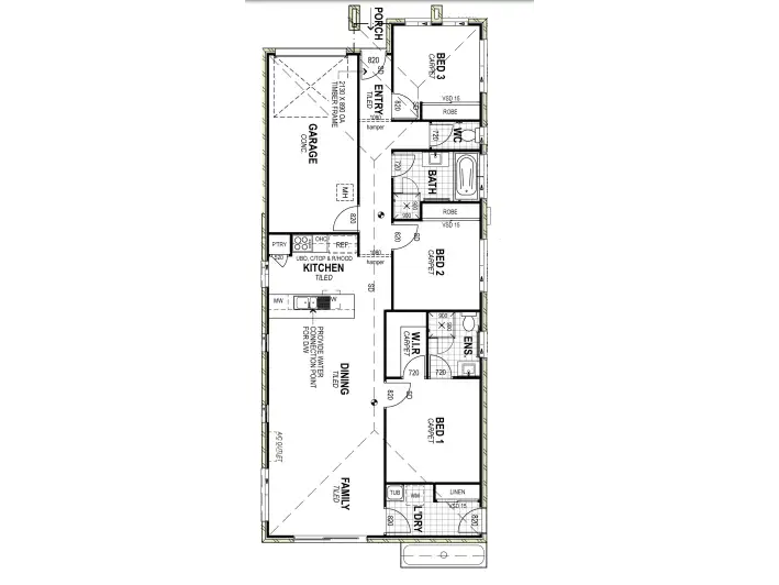 Floorplan of Homely house listing, Address available on request