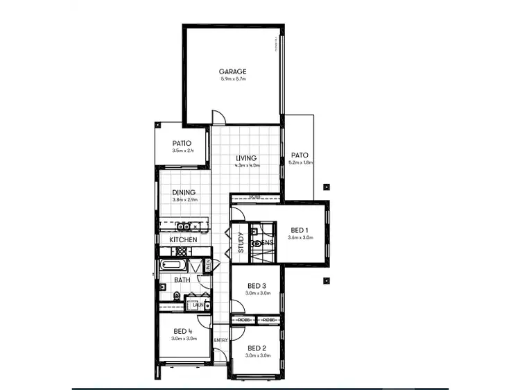 Floorplan of Homely house listing, Address available on request