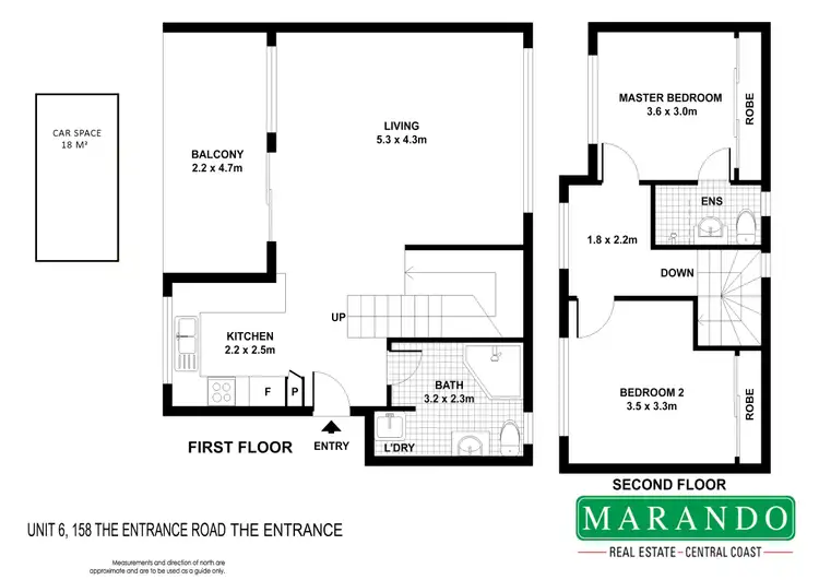 Floorplan of Homely apartment listing, 6/158 The Entrance Road, The Entrance NSW 2261