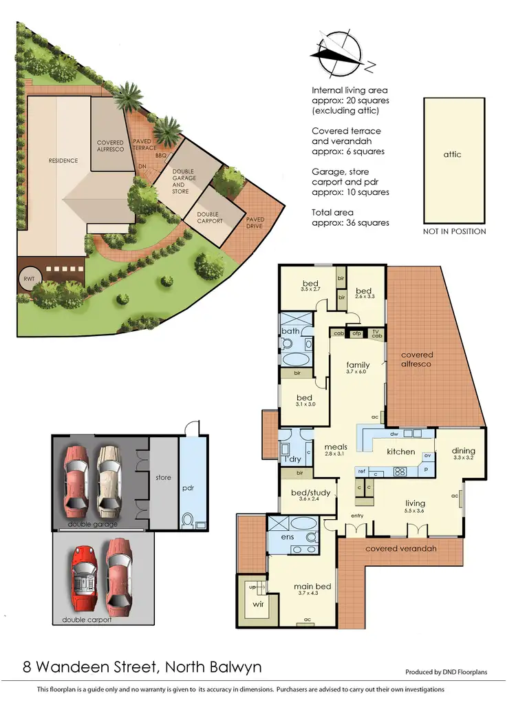 Floorplan of Homely house listing, 8 Wandeen Street, Balwyn North VIC 3104