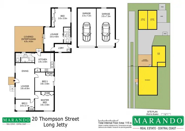 Floorplan of Homely house listing, 20 Thompson Street, Long Jetty NSW 2261