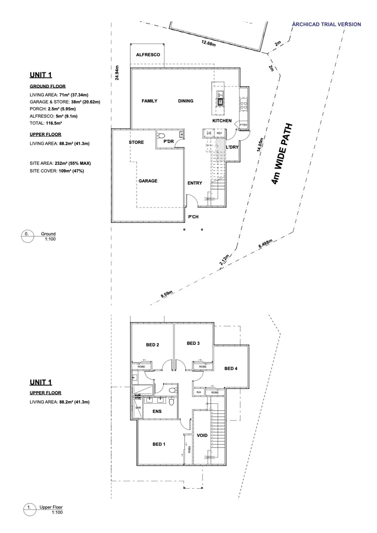 Floorplan of Homely land listing, Lot 1, 9 Chesson Place, Riverton WA 6148
