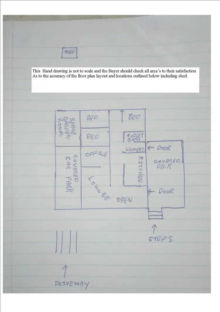 Floorplan of Homely house listing, 17 Queen Elizabeth Drive, Dysart QLD 4745